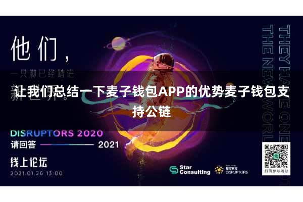 让我们总结一下麦子钱包APP的优势麦子钱包支持公链