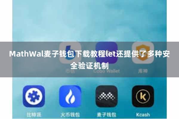MathWal麦子钱包下载教程let还提供了多种安全验证机制