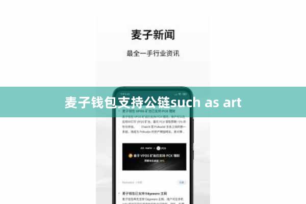 麦子钱包支持公链such as art