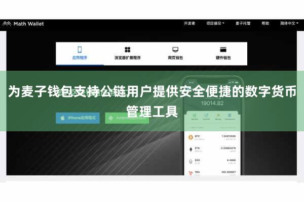 为麦子钱包支持公链用户提供安全便捷的数字货币管理工具